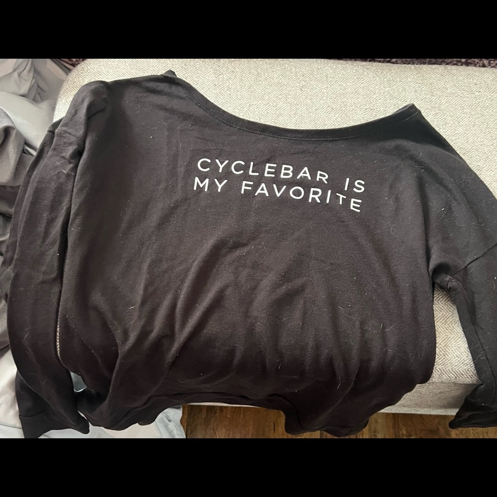 Cyclebar Black Crop Top